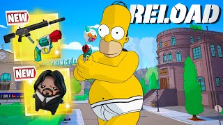 NEW Simpsons Reload Map is INSANE! (Huge Fortnite Update)