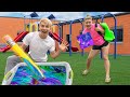 BEST DIY HYDRO DIPPED BACK TO SCHOOL SUPPLIES ART WINS $10,000!! (Sharer Fam Challenge)