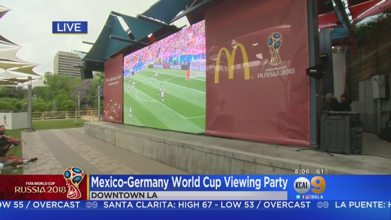 Soccer fans gather across Los Angeles to watch Mexico vs. South Korea match