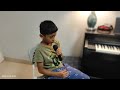 A million dreams  sung by sahas pai and ojas pai on piano