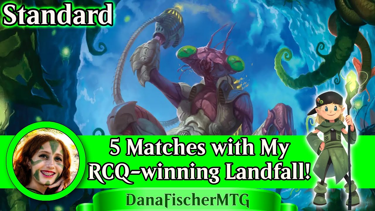 Magic MTG Arena - Standard - Playing 5 Different Matches with my RCQ-winning Selesnya Landfall list!