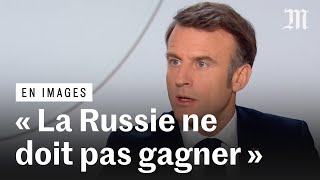 Ukraine / Macron : « Nous sommes prêts à répondre à la Russie »