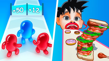 Join Blob Clash 3D Vs Sandwich Runner Gameplay