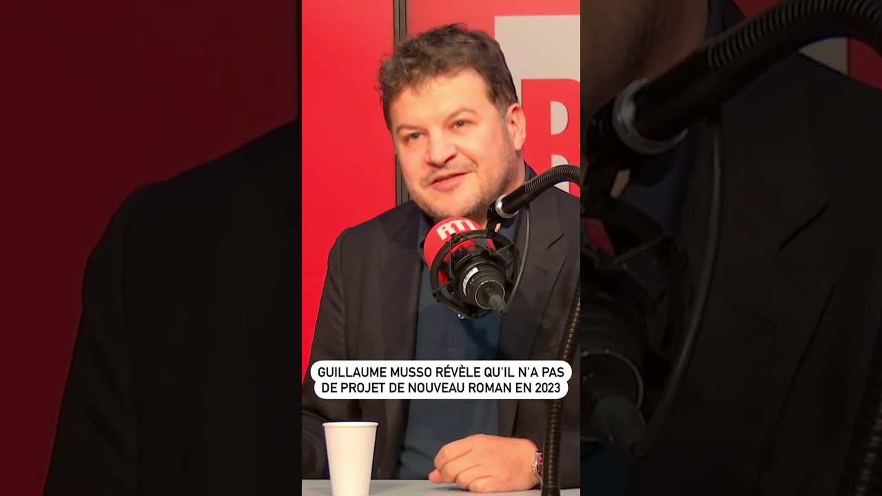 Guillaume Musso révèle qu'il n'a pas de projet de nouveau roman en 2023 