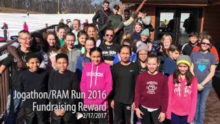Jogathon/RAM Run 2016 Fundraising Reward ~ February 17, 2017