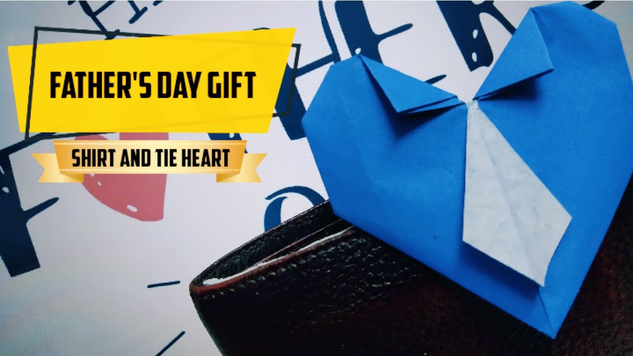 The Perfect Father's Day Origami I Gift Ideas I Tie and Shirt I DIY I