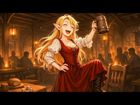 Medieval Tavern Fantasy Music | D&D Fantasy Tavern Celtic Music for Good Sleep, Tavern Space, Peace