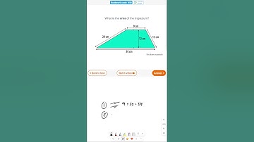 Area of a Trapezium on Sparx 2 #sparx #gcse #maths #teacher