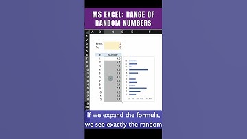 EXCEL random number generator