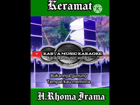 Karaoke Dangdut Keramat (Rhoma Irama) | Nada Pria #shorts #keramat #rhomairama #karaoke #nadapria