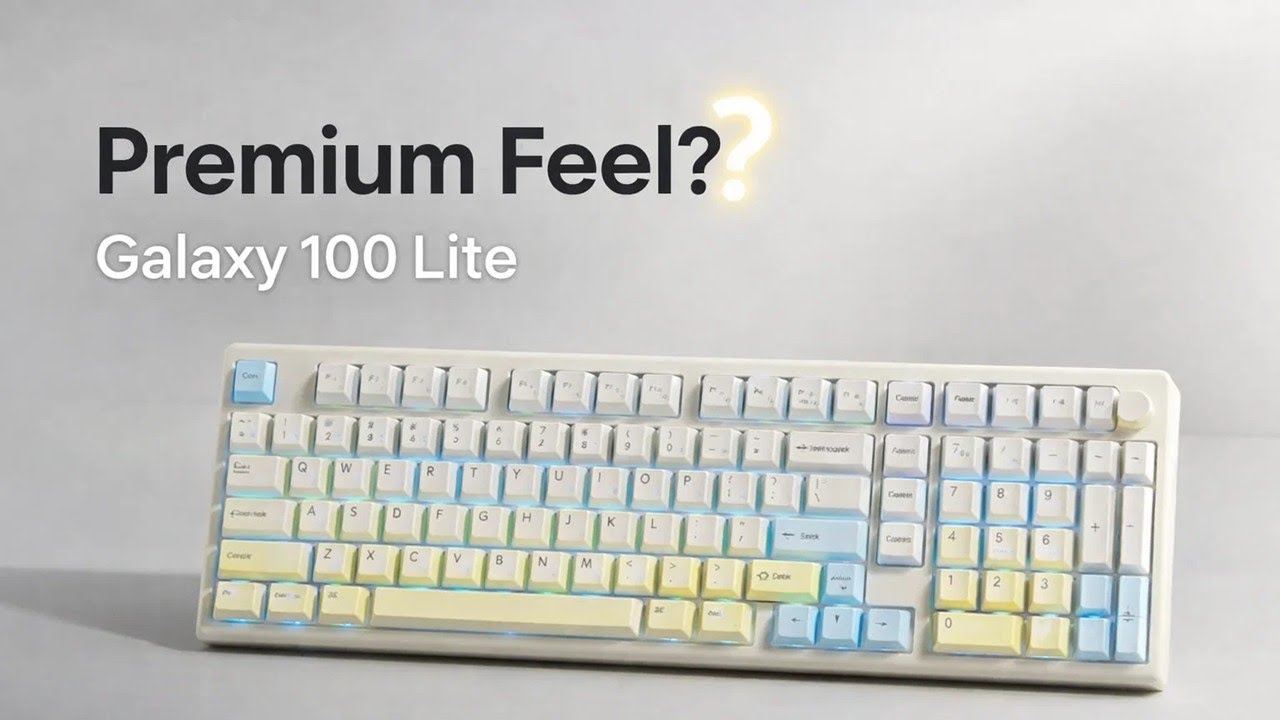 Epomaker Galaxy 100 Lite Review – Premium Mechanical Keyboard on a Budget?