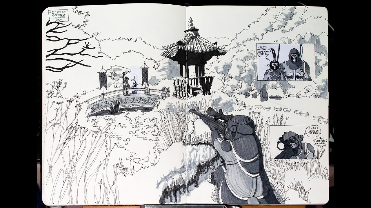 Accepted CalArts Sketchbook 2020 4K Portfolio Link in Description