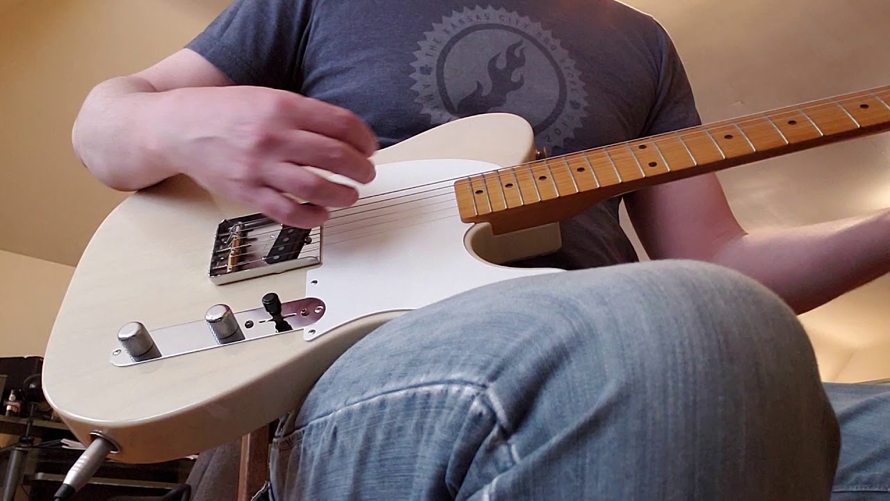 2010/11 Fender Esquire with Rutters saddles and Cavalier Lion pickup, Eldred cocked wah mod