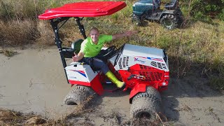 MUD PIT vs 8 WHEEL Tractor