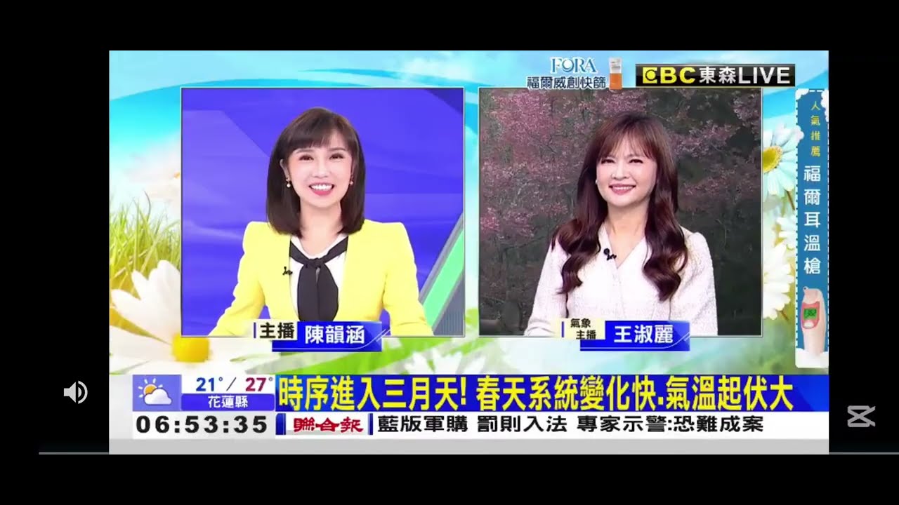 2026 0302【0700Hello台灣】【氣象時間】【開場畫面】