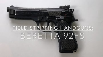 Beretta 92FS Field Strip & Reassembly by Silvercore
