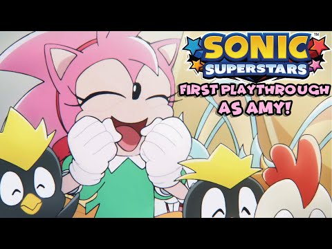 Sonic Superstars - Amy Rose, All Emeralds - Miki's First Playthrough || TheStrawhatNO! Let's Plays