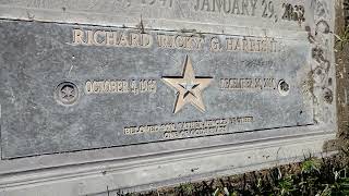 Actor Ricky Harris Grave Forest Lawn Long Beach California USA March 2, 2023 LA Comedian Producer