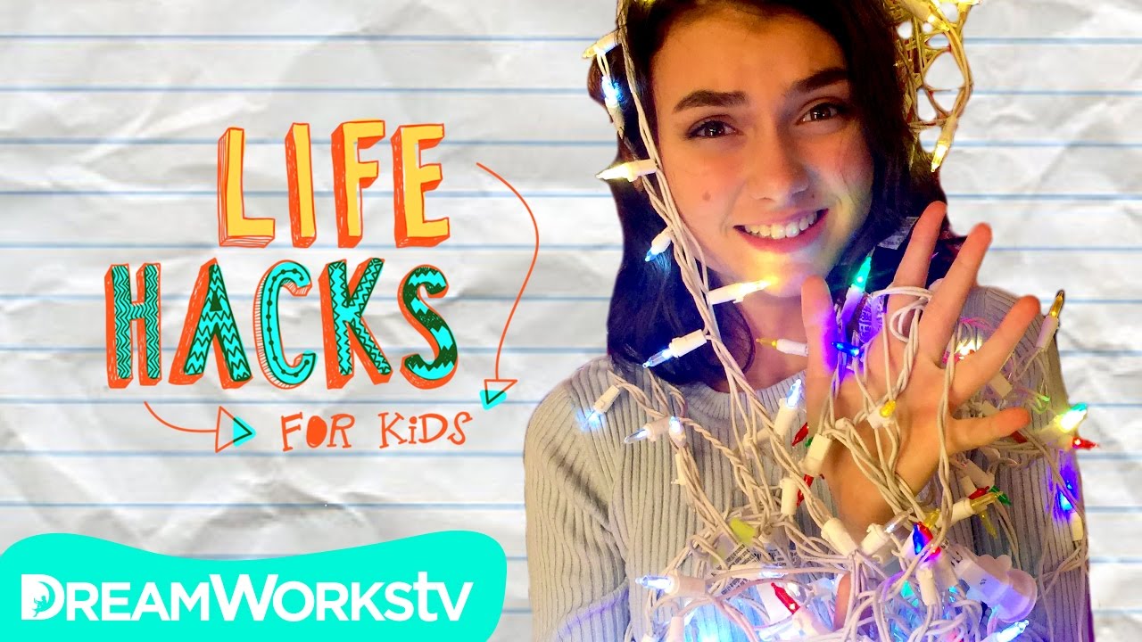 String Hacks String Light Hacks | LIFE HACKS FOR KIDS - YouTube