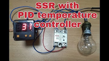 Temperature control through SSR with PID controller .Bs electrical
