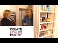 Build a Pull Out Pantry