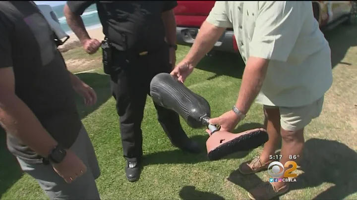 News Broadcast Helps Amputee Reclaim His Prosthetic Leg Lost In The Surf
