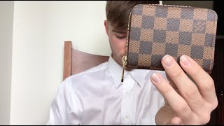 Trick & Treat Yourself - WALLET DUPE ALERT .  has a CLOSE dupe for  the Louis Vuitton ZIPPY WALLET in Damier Ebene and Damier Azur! There are  tons of reviews for