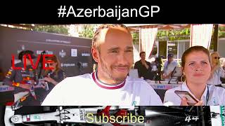 Information Sir Lewis Hamilton post race interview Azerbaijan Gp News