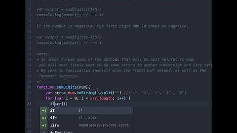 solve this - javascript sum Negative Positive Digits Of Array