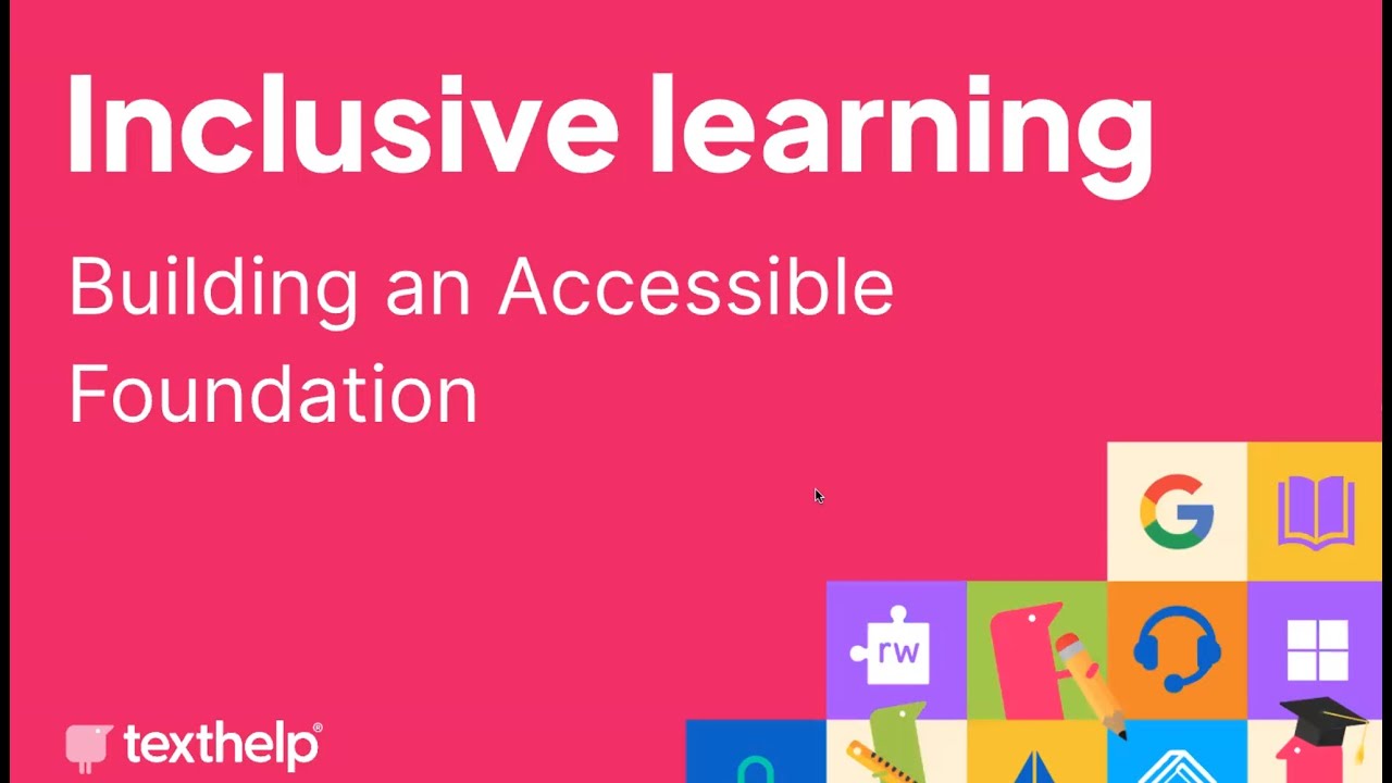 Technology for UDL series - Building an Accessible Foundation - YouTube