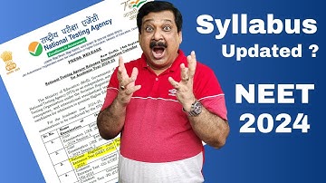 NEET 2024 Syllabus update by NTA💥Subscribe @arvindneet