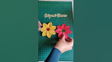 Paper Origami Flower Tutorial  #origami #flowers #art #diy