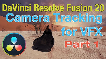 DaVinci Resolve Fusion 20 Camera Tracking voor VFX Deel 1 (Tracking en export voor Blender)