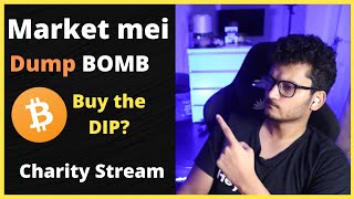 Market mei Jhatka | Time to  the Dip or will go down more ? | Charity Stream #LDL