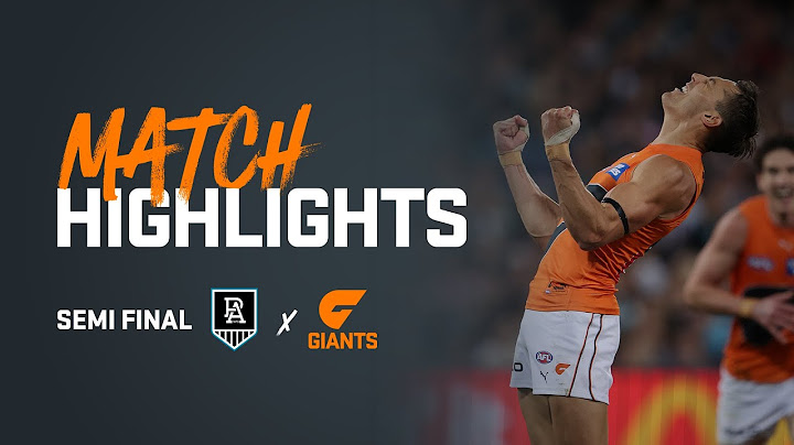 AFL Highlights: SF v Port Adelaide
