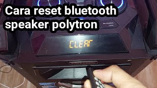 Cara reset bluetooth speaker polytron screenshot 3