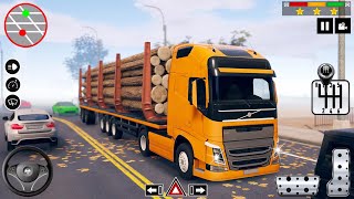 Log Transporter Track Driving 🚛 Android Gameplay  Track Games screenshot 5