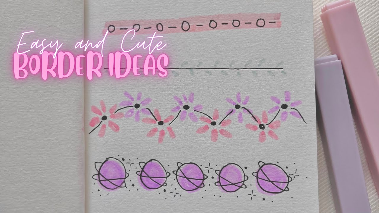 Cute Divider Ideas | Aesthetic Border Ideas🌸