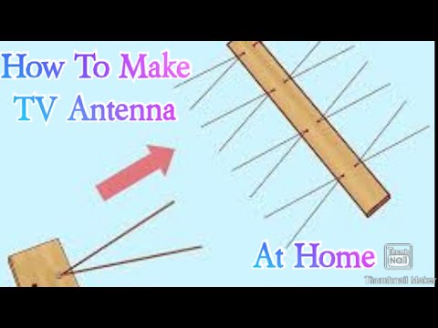 How To Make DIY TV Antenna at Home - most powerful TV antenna on the ...
