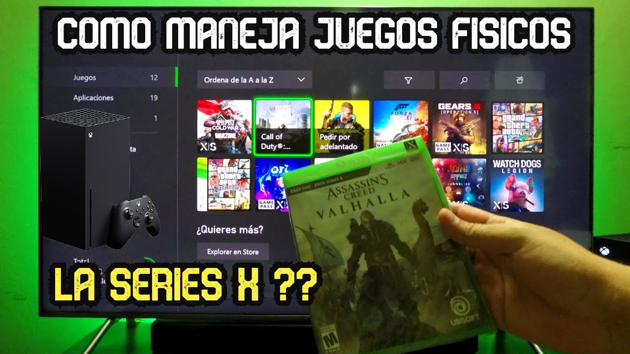 Juegos físicos en Xbox Series X