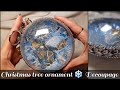 Christmas tree ornament 🎄 Decoupage tutorial