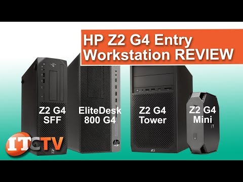 NEW! HP Z2 G4 Entry Workstation REVIEW | IT Creations