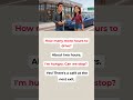 English Conversation – Road Trip 🚗 Easy English A1 A2 #learnenglish #shorts
