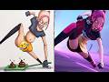 Fun Squad  Golden KPop Demon Hunters Soda Pop P74 - Funny Drawing Meme Battle Try Not To Laugh 😂