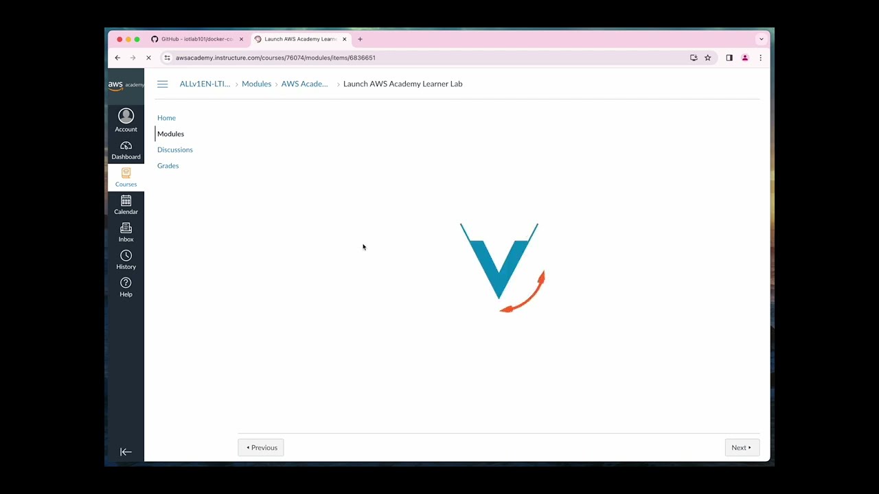 AWS Academy Login & Starting the AWS Console - YouTube