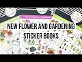 NEW Happy Blooms, Don't Stop Growing and Garden Flowers Happy Planner Sticker Books Flip Through