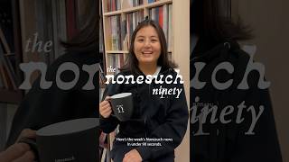 The Nonesuch Ninety: the week's Nonesuch news in less than 90 seconds - November 14, 2025 #shorts