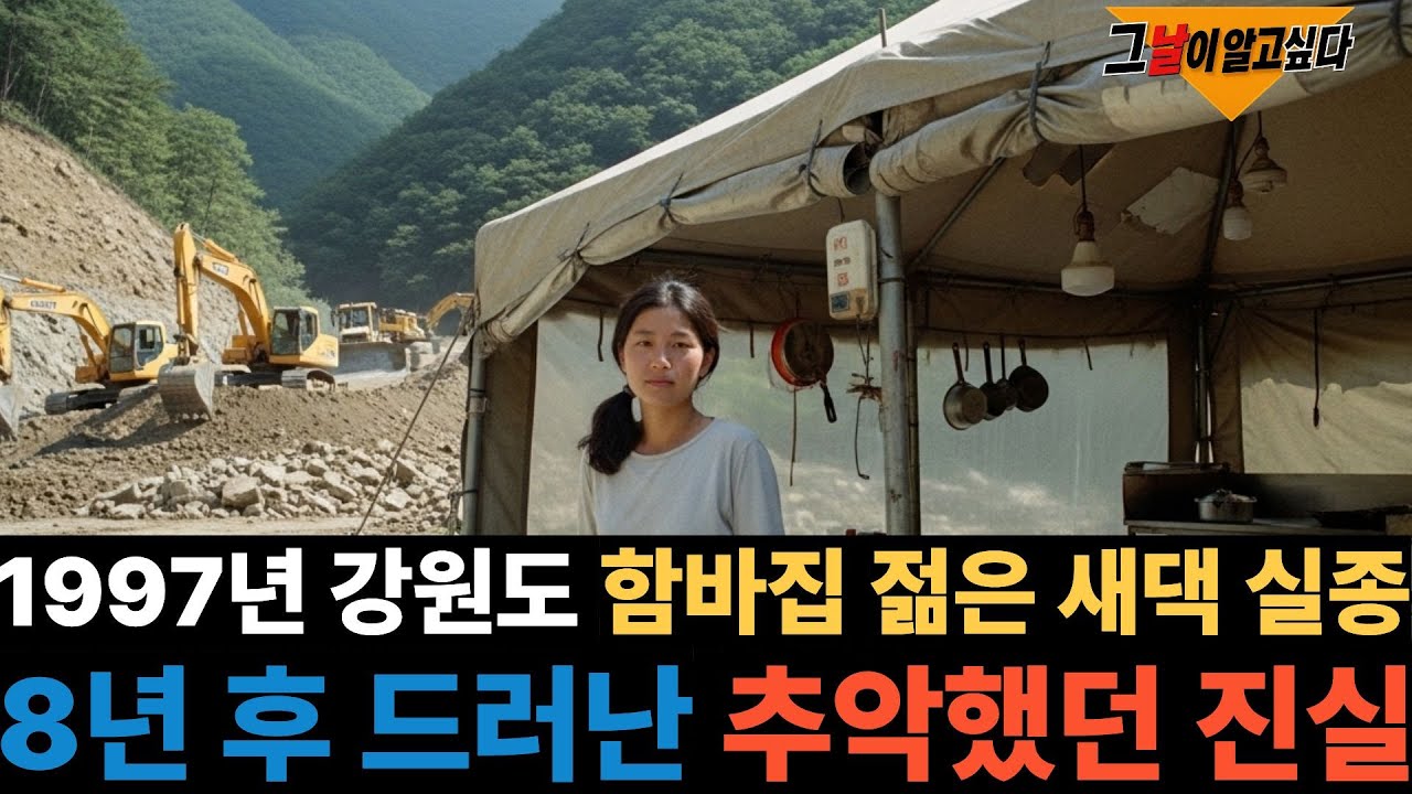 1997년 함바집에서 일하던 젊은 새댁 실종.. 8년 후 드러난 추악했던 진실