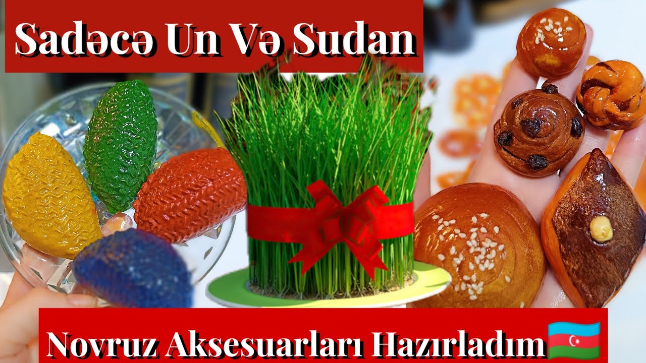 🔥Novruz Aksesuarlarına pul verməyəcəksiniz.Undan Novruz aksesuarları düzəltdim.Novruz Xonçası