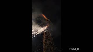 Castillo pirotecnico en honor a San Sebastián 💥🎆